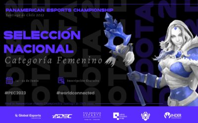 Abre la convocatoria a los Clasificatorios Nacionales de Dota 2 «Categoría Femenino» hacia los Panamerican Esports Championship Chile 2023
